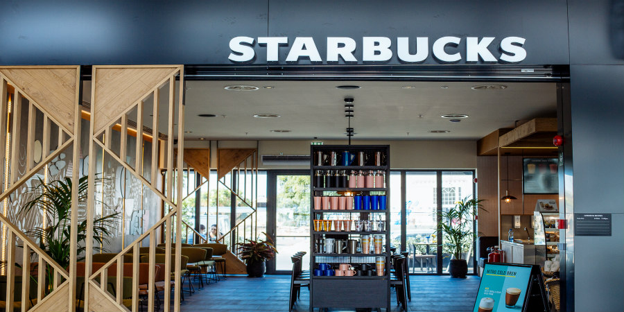 Νέο κατάστημα Starbucks®  στο εμπορικό κέντρο Πολεμιδιών